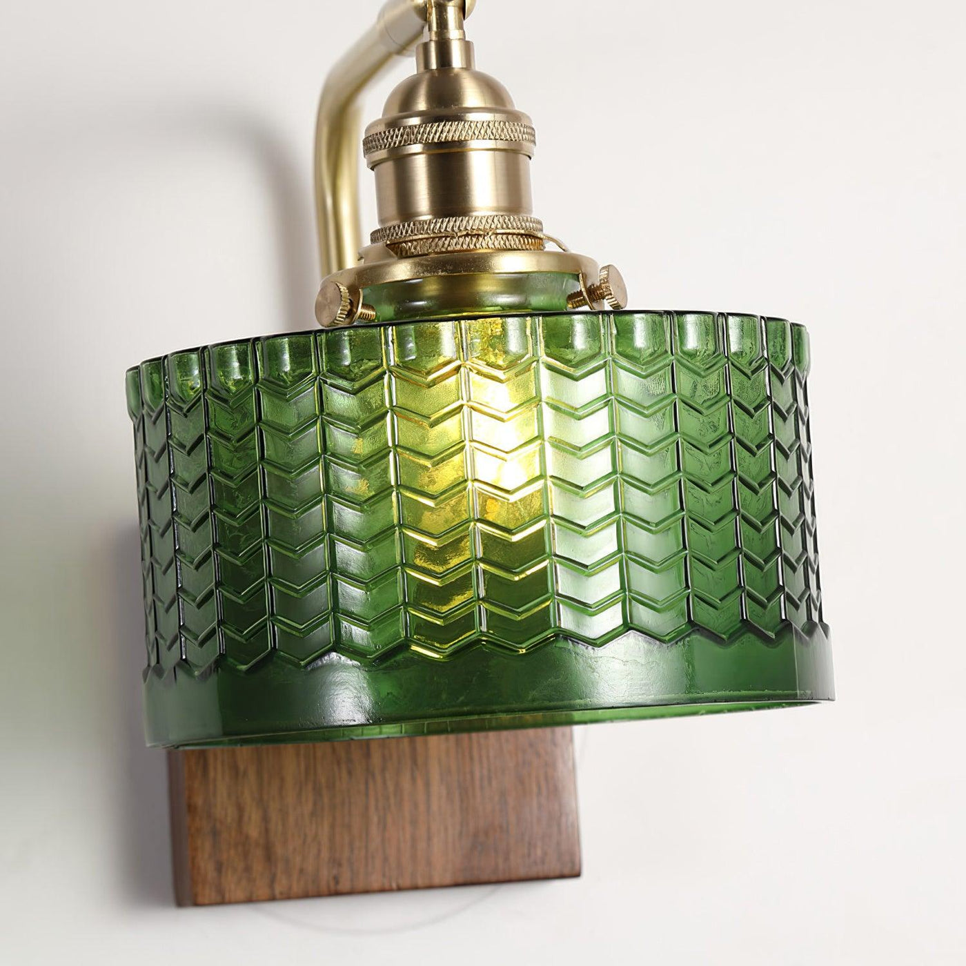 Camela Wall Light – Rustic Glass & Wood Wall Lamp with Vintage Charm