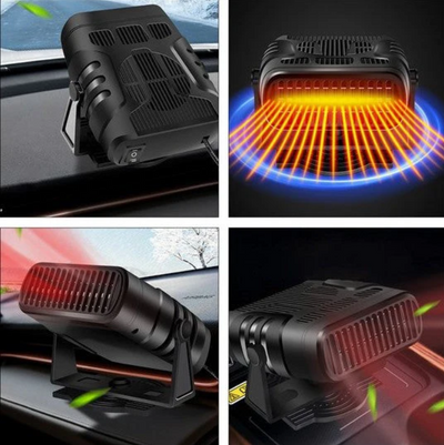 12V Portable Car Heater – Heats, Cools, and Defogs in Seconds