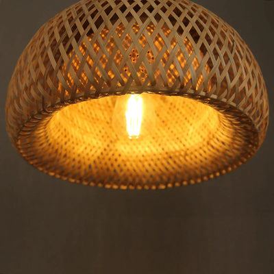 Bamboo Brilliance Pendant Light – Handcrafted Elegance in Natural Bamboo