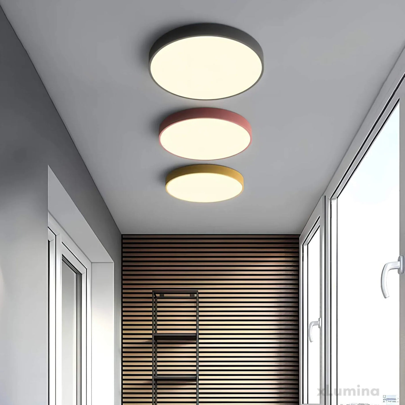 ChromaCraft Luxury Ceiling Light – Elegance and Customizable Ambience