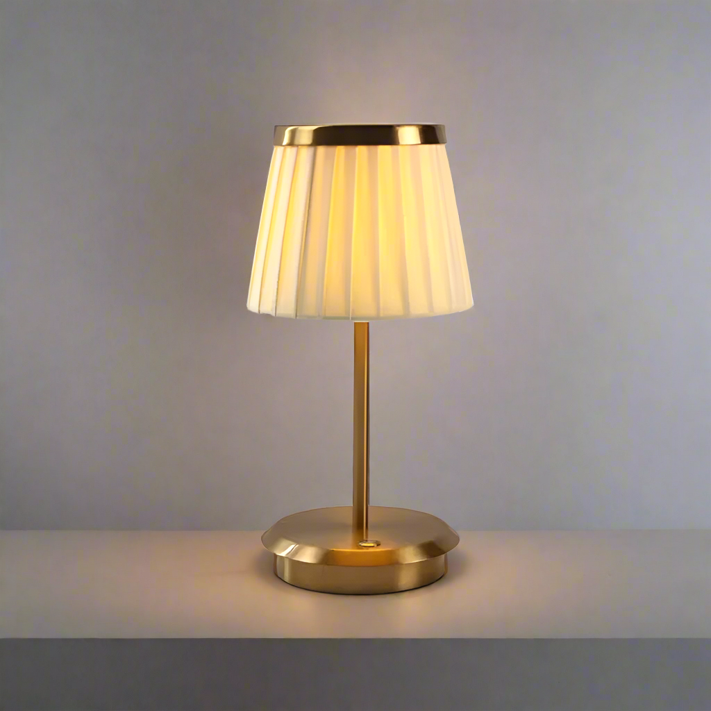 Classic Elegance Rechargeable Table Lamp – Touch-Control LED with Dimmable Light