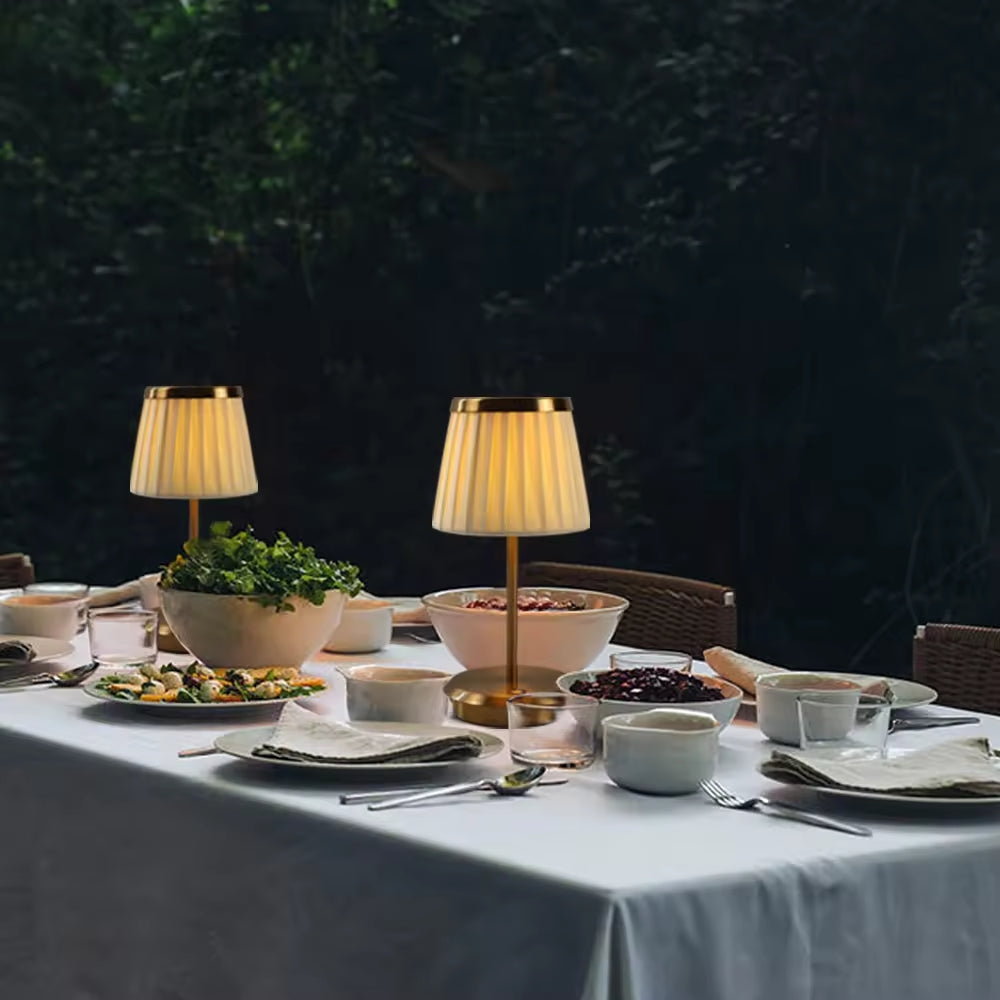 Classic Elegance Rechargeable Table Lamp – Touch-Control LED with Dimmable Light