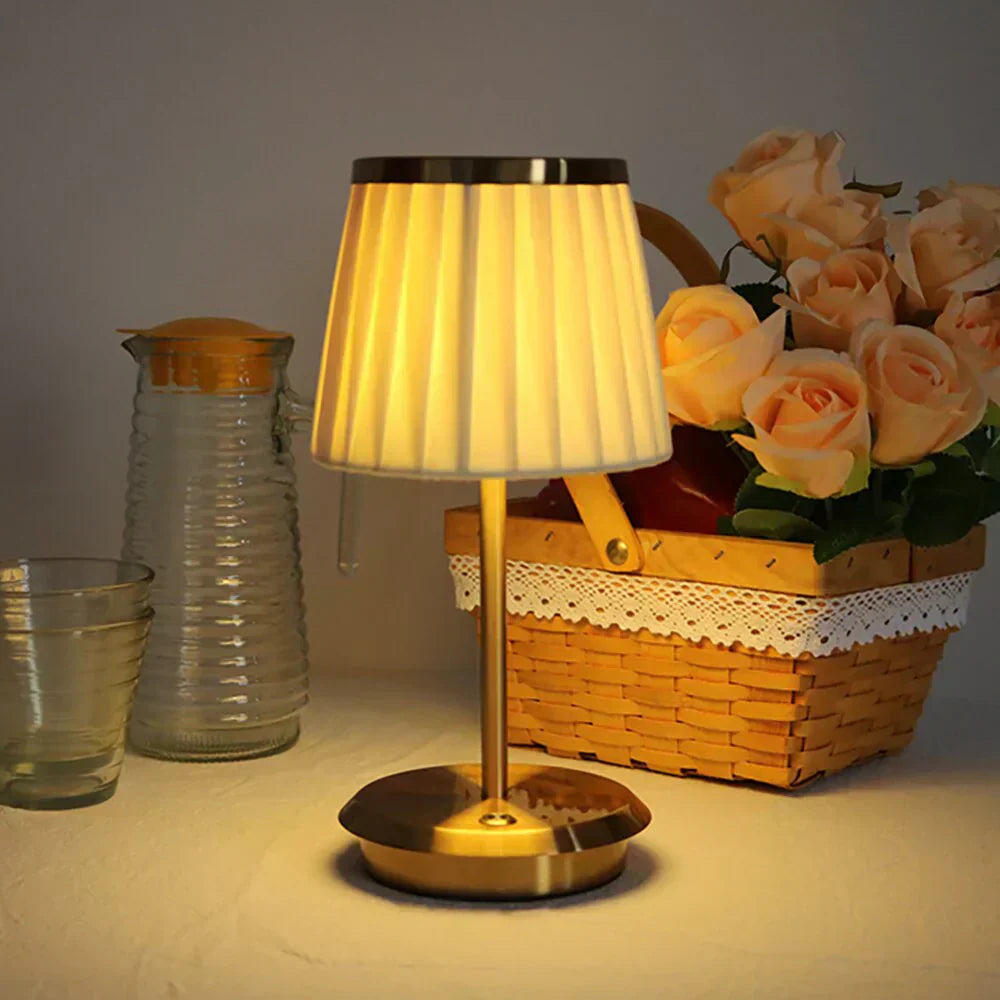 Classic Elegance Rechargeable Table Lamp – Touch-Control LED with Dimmable Light