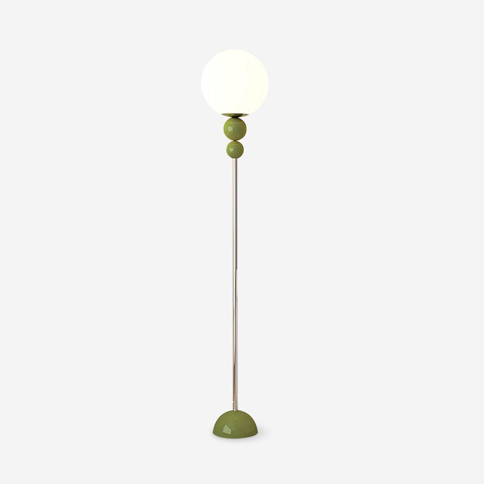 Clavel Floor Lamp – Elegant Metal & Glass Design for Modern Interiors
