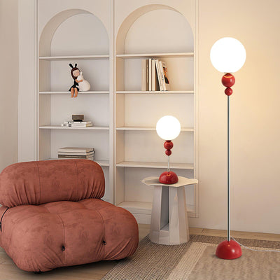 Clavel Floor Lamp – Elegant Metal & Glass Design for Modern Interiors