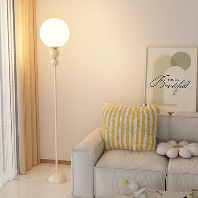 Clavel Floor Lamp – Elegant Metal & Glass Design for Modern Interiors