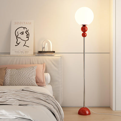 Clavel Floor Lamp – Elegant Metal & Glass Design for Modern Interiors