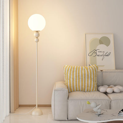 Clavel Floor Lamp – Elegant Metal & Glass Design for Modern Interiors