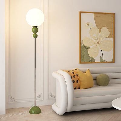 Clavel Floor Lamp – Elegant Metal & Glass Design for Modern Interiors
