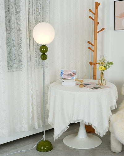 Clavel Floor Lamp – Elegant Metal & Glass Design for Modern Interiors