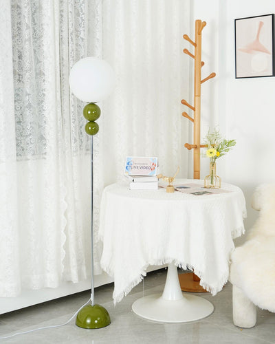 Clavel Floor Lamp – Elegant Metal & Glass Design for Modern Interiors