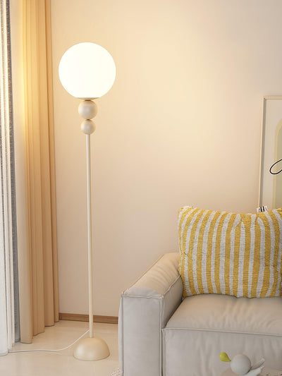 Clavel Floor Lamp – Elegant Metal & Glass Design for Modern Interiors