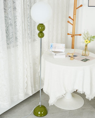 Clavel Floor Lamp – Elegant Metal & Glass Design for Modern Interiors