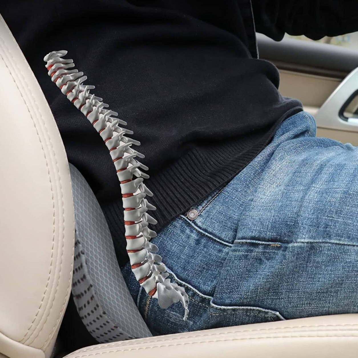 Ergonomic Car Seat Booster Cushion – Comfort and Height for Adults