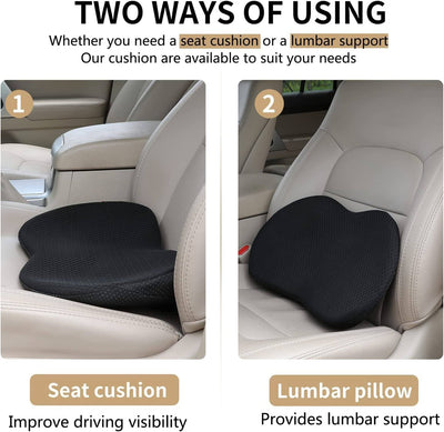 Ergonomic Car Seat Booster Cushion – Comfort and Height for Adults