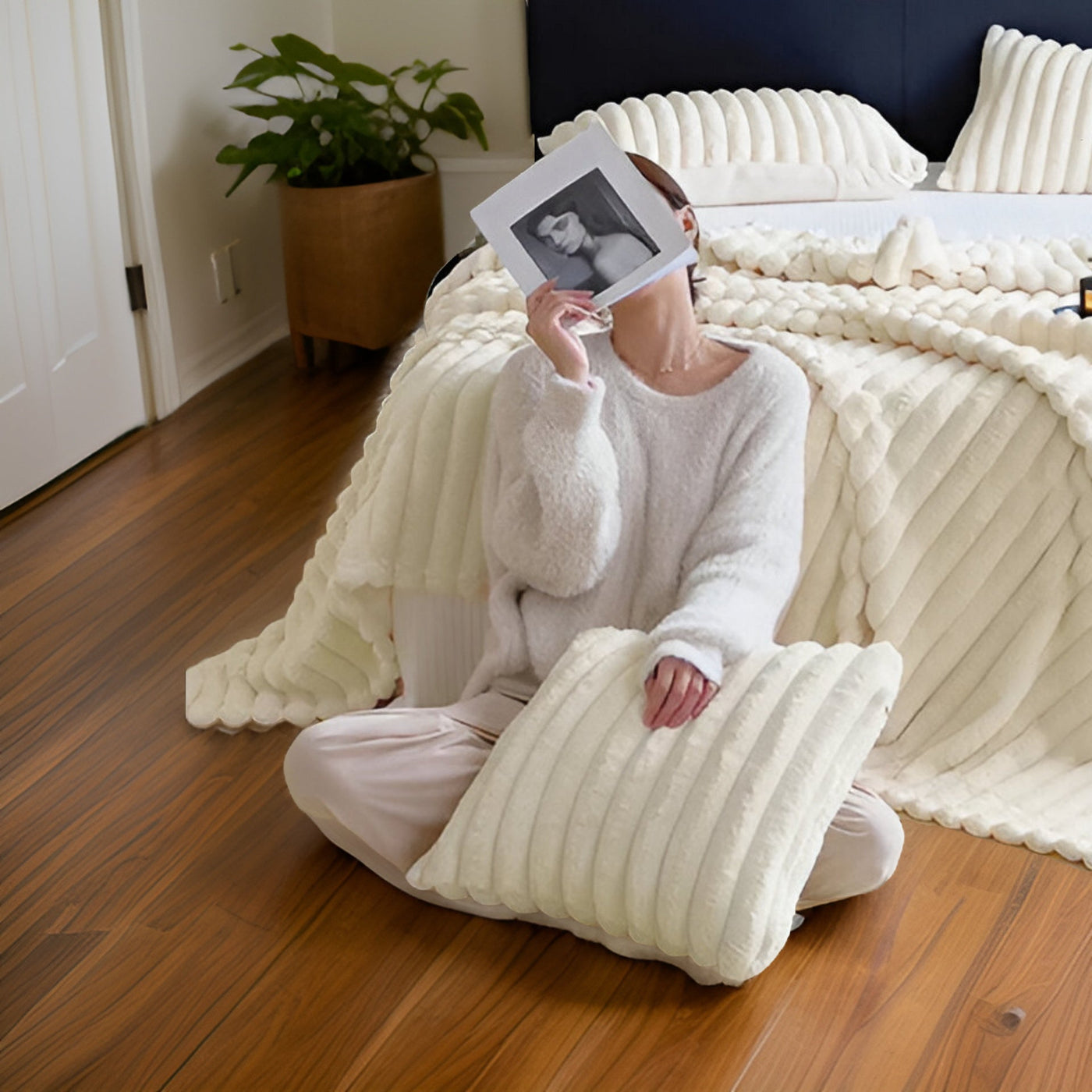 Luxurious Fleece Blanket – Soft, Warm & Stylish Comfort