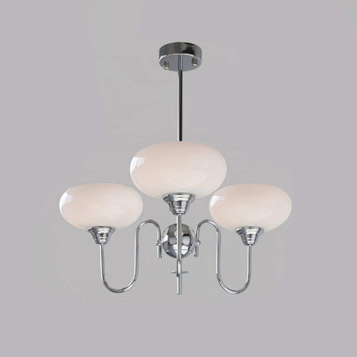 Elegant Cream Glass Chandelier – Timeless Luxury for Your Home