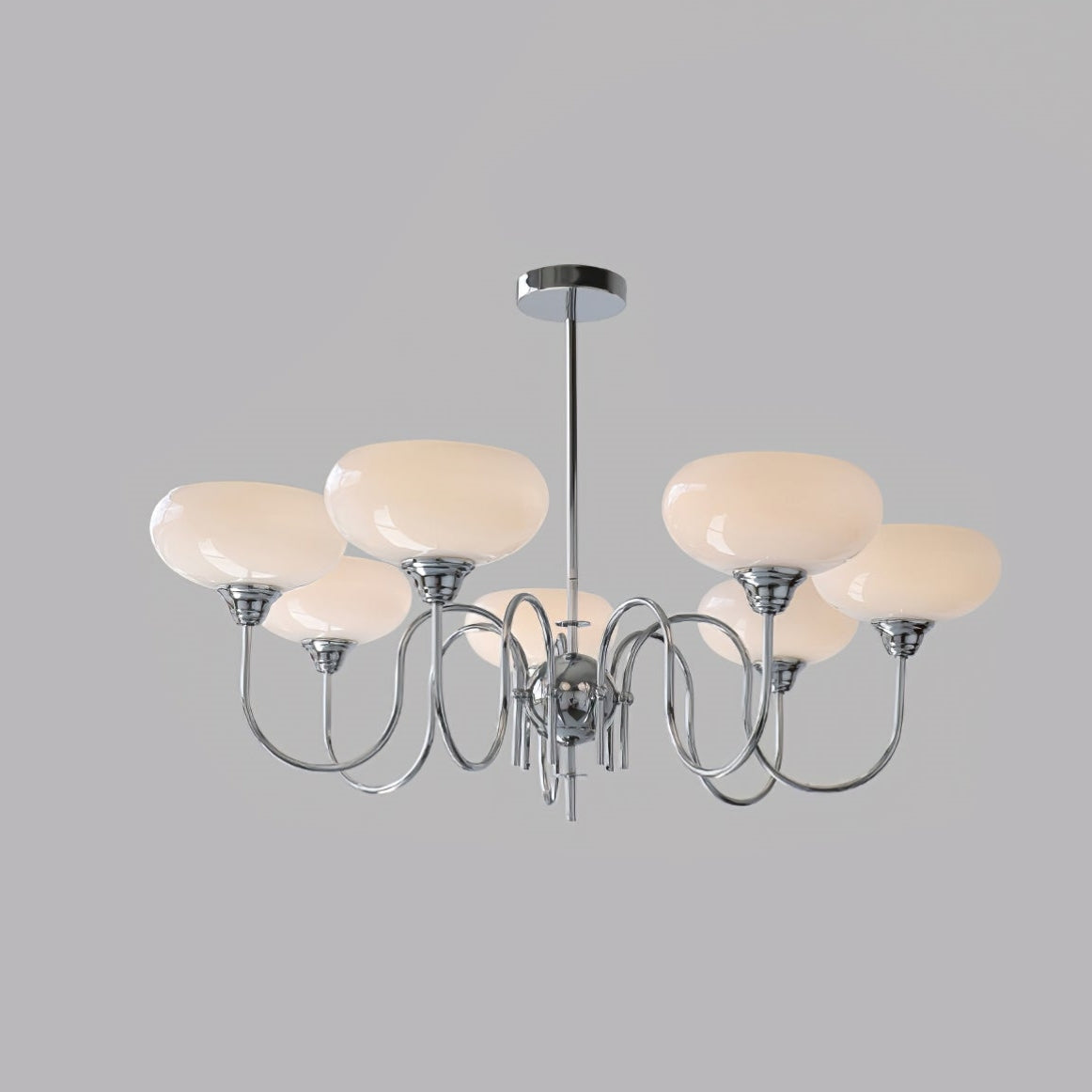 Elegant Cream Glass Chandelier – Timeless Luxury for Your Home