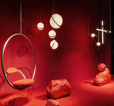 CrescentGlow Pendant Light – Elegant Lunar-Inspired Illumination
