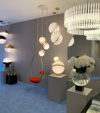 CrescentGlow Pendant Light – Elegant Lunar-Inspired Illumination