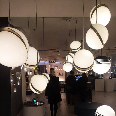 CrescentGlow Pendant Light – Elegant Lunar-Inspired Illumination