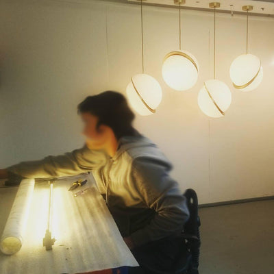 CrescentGlow Pendant Light – Elegant Lunar-Inspired Illumination