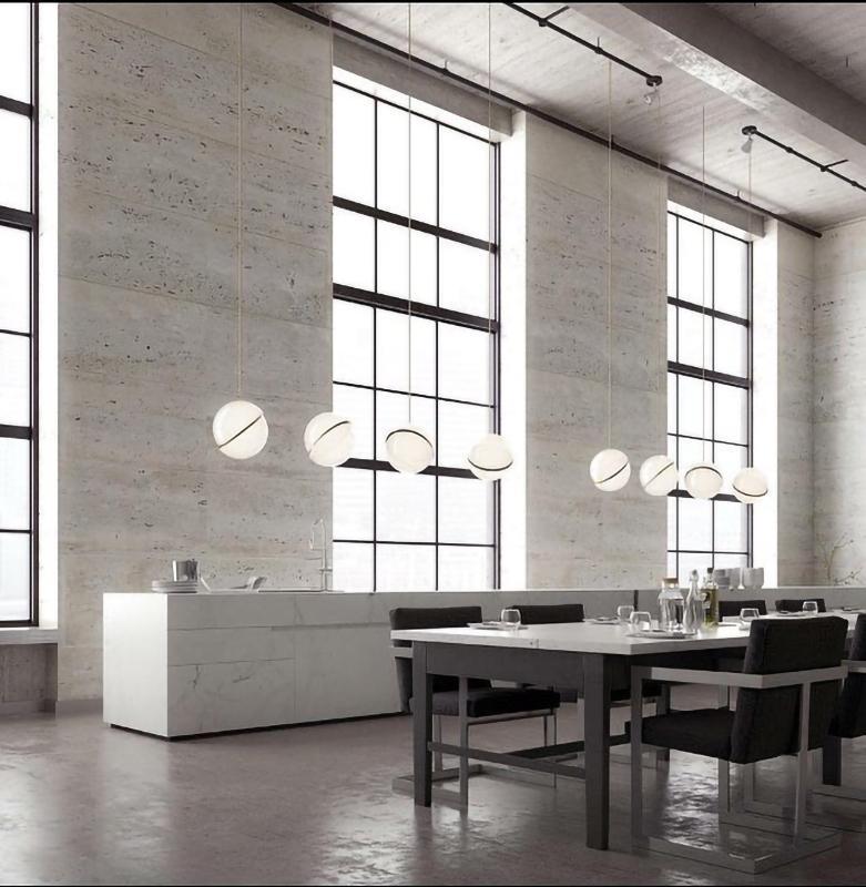 CrescentGlow Pendant Light – Elegant Lunar-Inspired Illumination