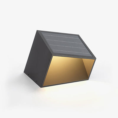 Cube Garden Solar Light – Modern Outdoor LED Lantern with Remote Control