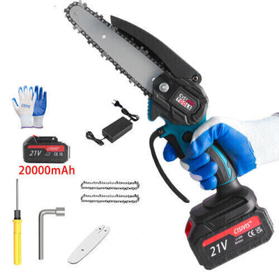 Mr. CutX Battery Chainsaw – Powerful, Lightweight, and Ergonomic for Easy Wood Cutting