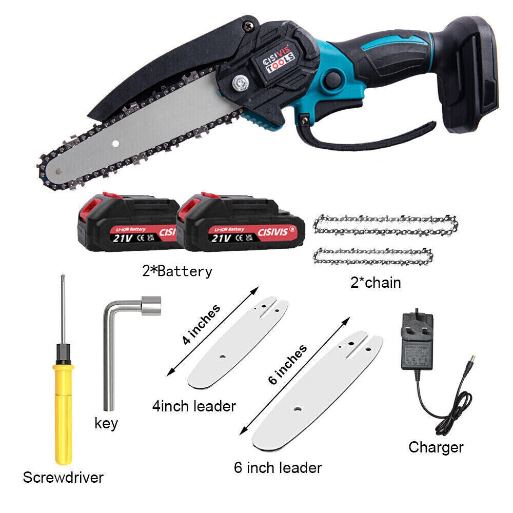 Mr. CutX Battery Chainsaw – Powerful, Lightweight, and Ergonomic for Easy Wood Cutting