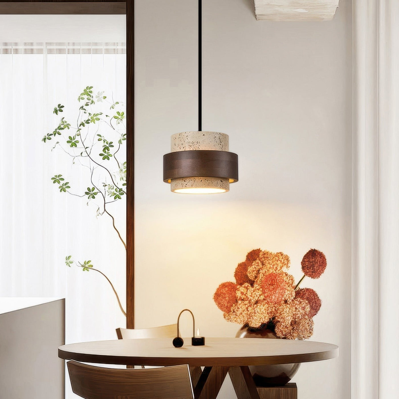 Ascend Retro Wabi-Sabi Table Lamp – A Fusion of Nature & Minimalist Elegance