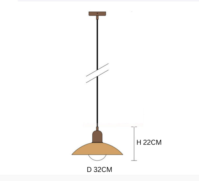 Macaron Pendant Light – Colourful Glass Shade for Modern Interiors