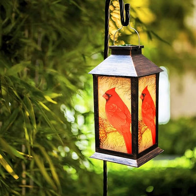 Charmante Kardinal Solar Lantern – Elegant Outdoor LED Garden Light