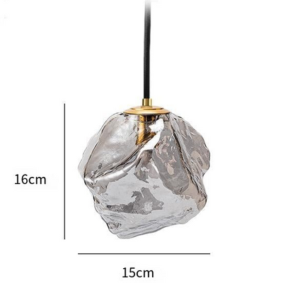Lava Glass Pendant Light – Postmodern Elegance with Celestial Charm