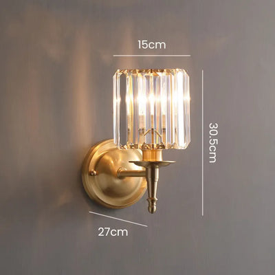 Vintage Luxury Crystal Wall Light – Timeless Elegance with a Touch of Glamour