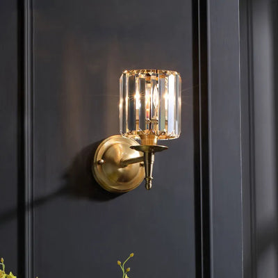 Vintage Luxury Crystal Wall Light – Timeless Elegance with a Touch of Glamour