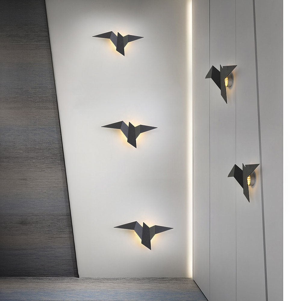 Creative Iron Bird Wall Light – Artistic LED Wall Lamp for Unique Interiors
