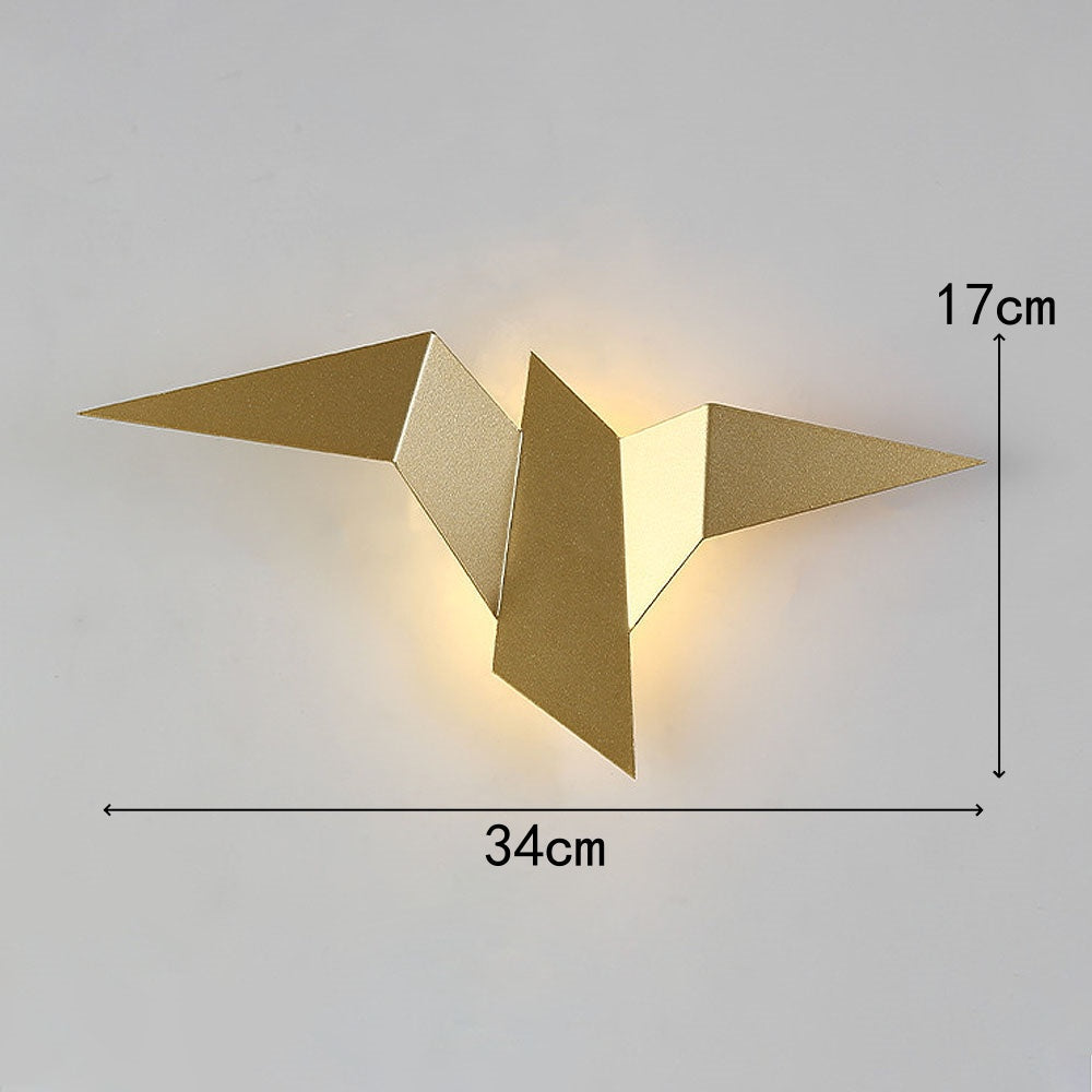 Creative Iron Bird Wall Light – Artistic LED Wall Lamp for Unique Interiors