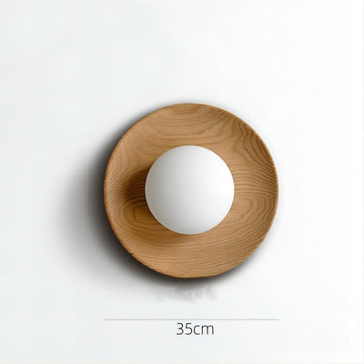 Minimalist White Wood Wall Light – A Timeless Blend of Simplicity & Style