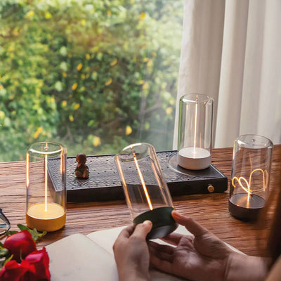 Modern Simple Magnetic Mini Table Lamp – Wireless LED with Touch Control