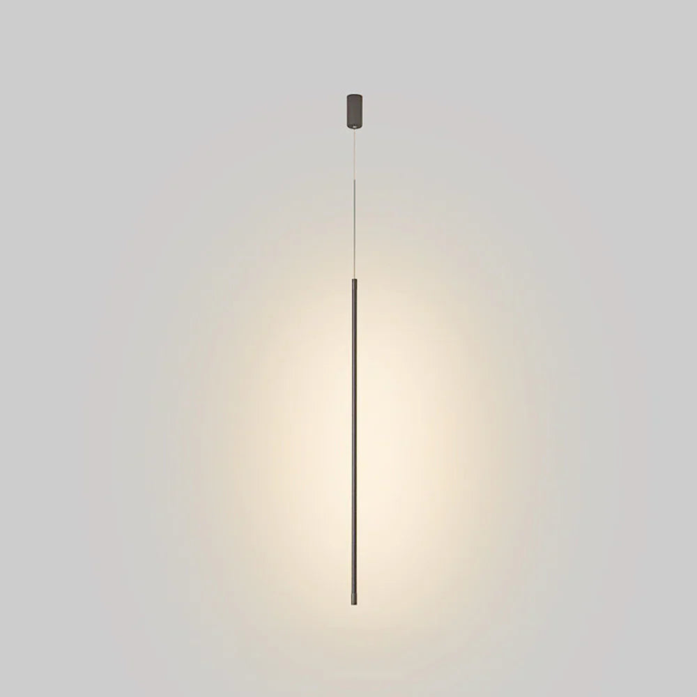 Minimalist Long LED Pendant Light – Sleek Aluminium Design for Modern Interiors