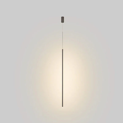 Minimalist Long LED Pendant Light – Sleek Aluminium Design for Modern Interiors