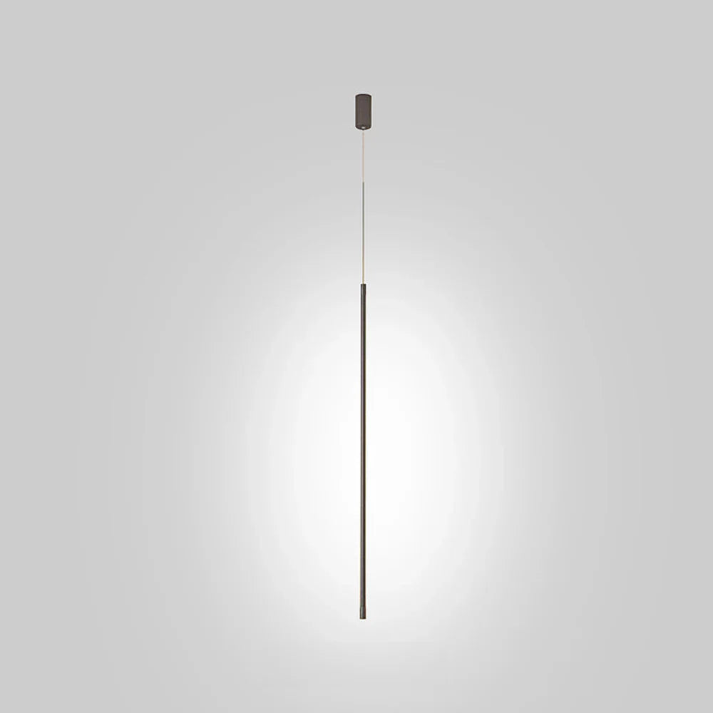 Minimalist Long LED Pendant Light – Sleek Aluminium Design for Modern Interiors