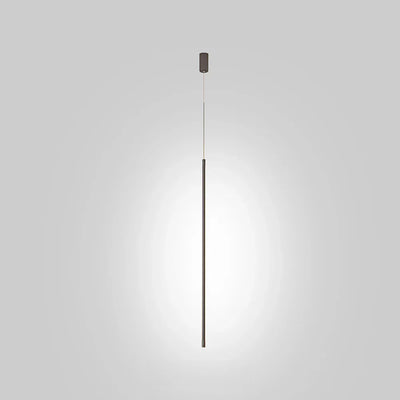 Minimalist Long LED Pendant Light – Sleek Aluminium Design for Modern Interiors