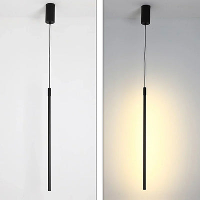 Minimalist Long LED Pendant Light – Sleek Aluminium Design for Modern Interiors