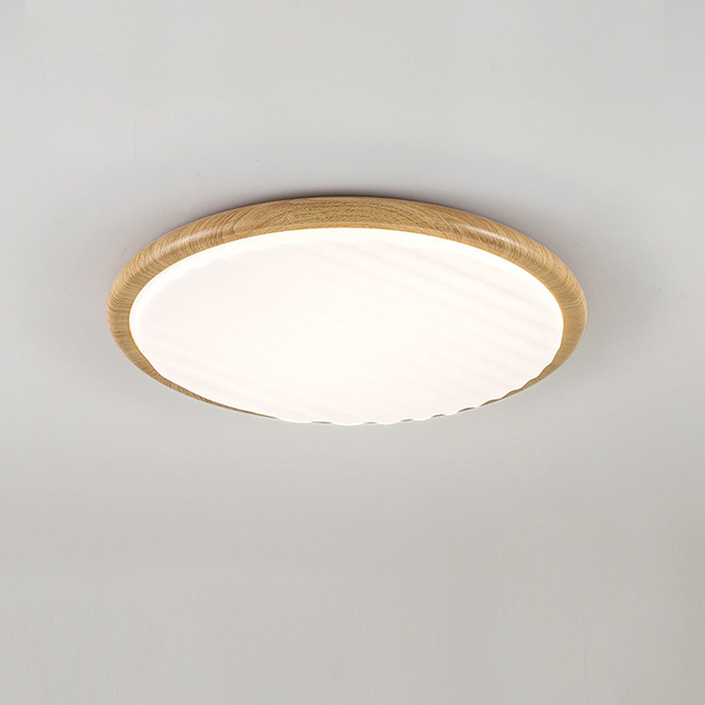 Wooden Wrinkles LED Ceiling Light – Natural Elegance with Modern Technology
