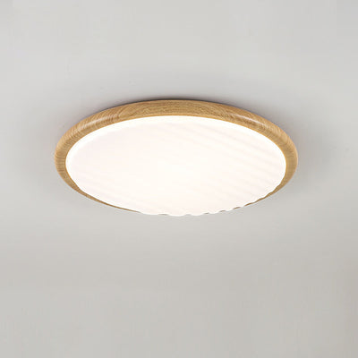 Wooden Wrinkles LED Ceiling Light – Natural Elegance with Modern Technology