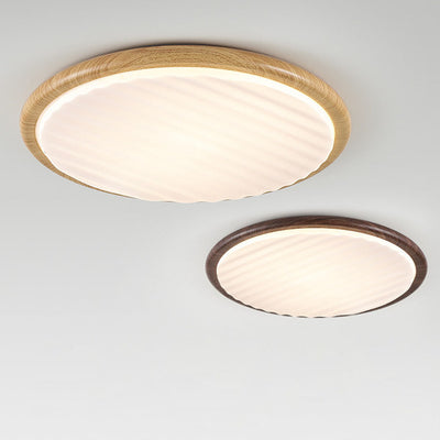 Wooden Wrinkles LED Ceiling Light – Natural Elegance with Modern Technology