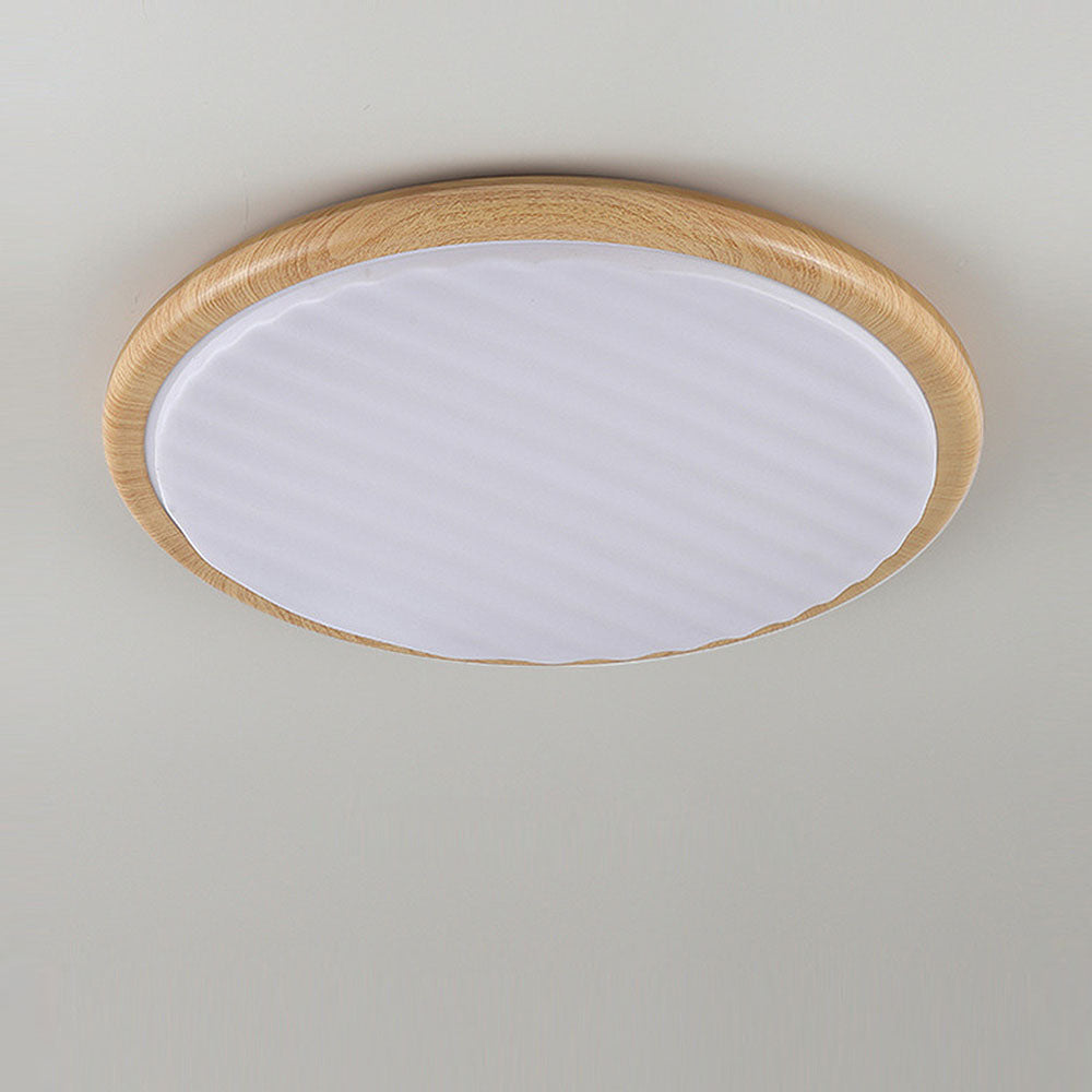 Wooden Wrinkles LED Ceiling Light – Natural Elegance with Modern Technology