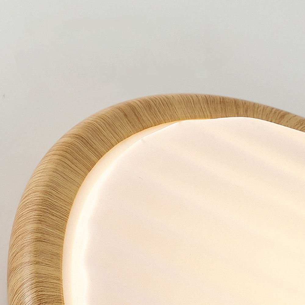 Wooden Wrinkles LED Ceiling Light – Natural Elegance with Modern Technology